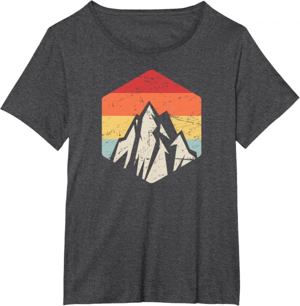 Retro Vintage Hiking Gift Outdoors Mountain Hiker T-shirt