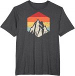 Retro Vintage Hiking Gift Outdoors Mountain Hiker T-shirt